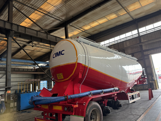 Anpassungsfähiges Eisen CIMC Pulver-Tanker Lastwagen Zement Transport