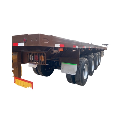 s 4-Achsen-Flachbett-Schienenanhänger Maximale Nutzlast 20001-25000 kg und CIMC-Standardbeinstützung