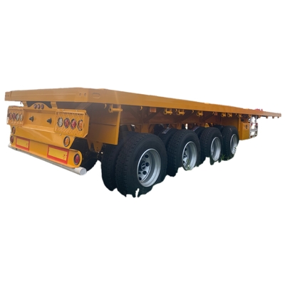 Container-Anhänger schwerer 4-Achse 100t mit Elektrophorese und KTL-Pulverbeschichtung