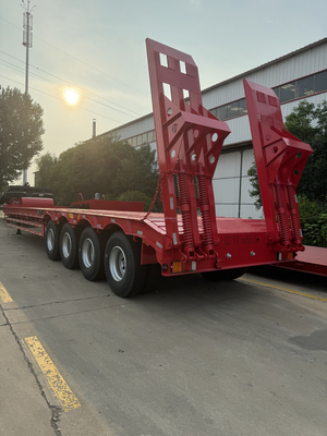 CIMC Fabrik-Ausgang Semi-Trailer Neuer Zustand Stahlmaterial Niedrigbett 60 Container Semi-Trailer