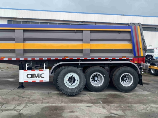 CIMC Hochleistungs-Drei-Achsen-Lkw-Schienenanhänger
