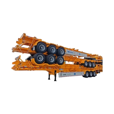 CIMC Stahl 3-Achsen-Container-Transport-Halbanhänger mit mechanischer oder Luftaufhängung