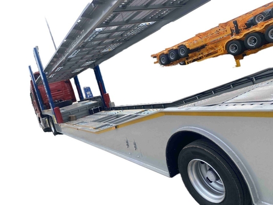 CIMC Fabrik Direktqualität Edelstahl 2 Achse 8-9 Lastwagen Transport Halbanhänger