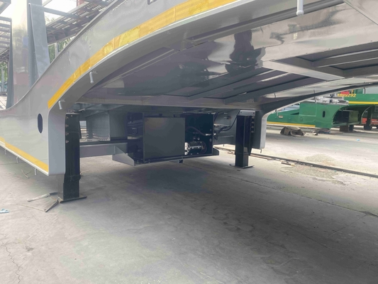 CIMC Fabrik Direkt-Gutes Service 2 Achse 8 Land-Straßen-Auto-Transport Halbanhänger
