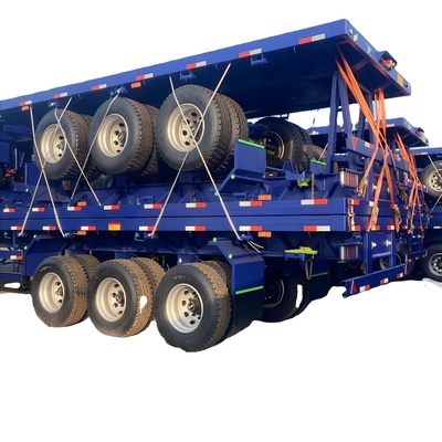 CIMC China Hersteller von 3-Achsen-Direktverkauf hochwertiger Preisrabatt Flatbed Semi-Trailer