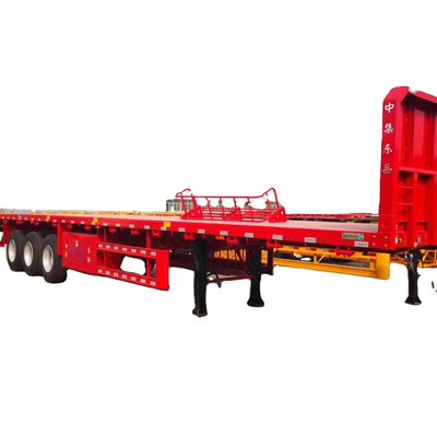 Kann 2040 Fuß internationale Container aus hochfester Stahl multi-funktionale flache Sattelzug ziehen