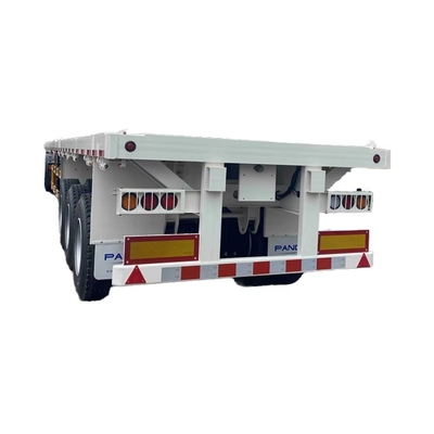 CIMC Neuer 3-Achsen-Flachbett-Skelett-Schienen-Schienen-Schienen-Container-Truck mit Wabco-Bremssystem
