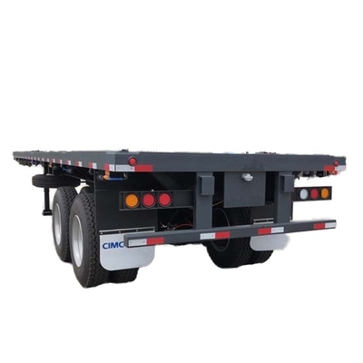 CIMC Neuer 3-Achsen-Flachbett-Skelett-Schienen-Schienen-Schienen-Container-Truck mit Wabco-Bremssystem