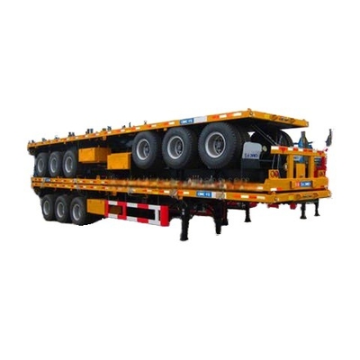 CIMC Niedrigster Preis 2 3 4 Achsen Kapazität 30 bis 100 t 20ft 45ft 40ft Warmverkauf Container Lkw Flachbett Semi Anhänger