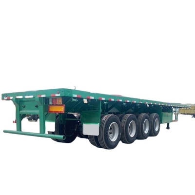 CIMC Neuer 3-Achsen-Flachbett-Skelett-Schienen-Schienen-Schienen-Container-Truck mit Wabco-Bremssystem