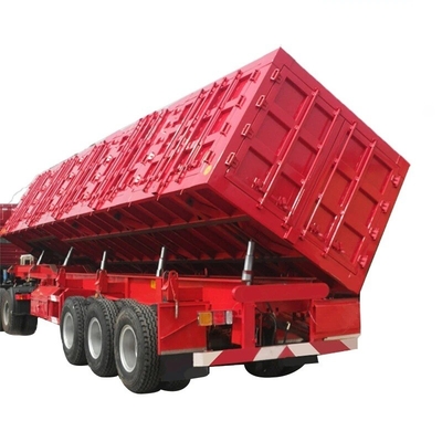 CIMC 40FT 3 Achsgewicht 8,5 t 1300*2500mm Schwerlast mechanische Aufhängung 13pc Blattfeder Wandseite Rollover Halbanhänger