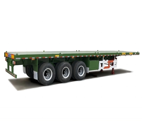 Fabrikpreis 3 Achsen-Container-Flachbett-Halbanhänger-Chassis 3 Achsen-Flachbett-Halbanhänger 40 ft Container-Flachbett-Halbanhänger zum Verkauf