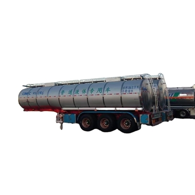 CIMC Chinesischer Hersteller 3-Achsen-Aluminium-Legierung Öltanker Lastwagen Fabrikpreis Halbanhänger