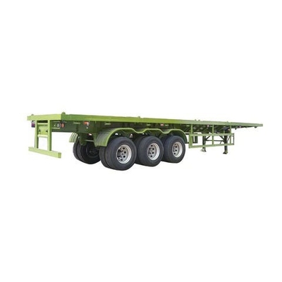 CIMC Neuer 3-Achsen-Flachbett-Skelett-Schienen-Schienen-Schienen-Container-Truck mit Wabco-Bremssystem