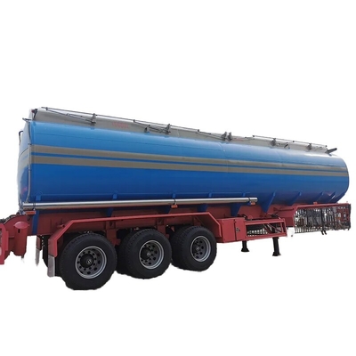 CIMC Q370R 13150*2500*4100mm 1 Abteil 15000kgs Tare Gewicht 10 Stück Blätter Feder 45CBM 3 Achse LNG Transport Tank Halbanhänger