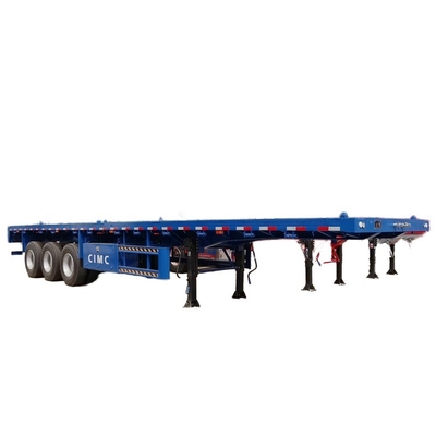 Neuer 3-Achsen-Flachbett-Skelett-Schienen-Schienen-Container-Truck mit Wabco-Bremssystem