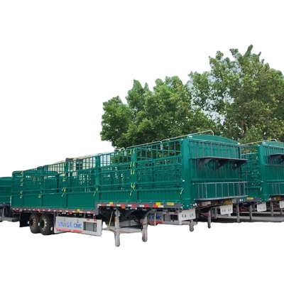 CIMC 3-Achsen Zaun Lkw Fracht Semi-Anhänger China Lieferant Direktverkauf Zaun Semi-Anhänger