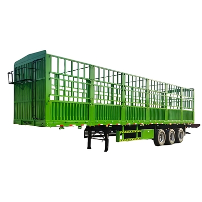 CIMC Great Material 3-Achsen Zaun LKW Fracht Semi-Anhänger China Lieferant Direktverkauf Zaun Semi-Anhänger