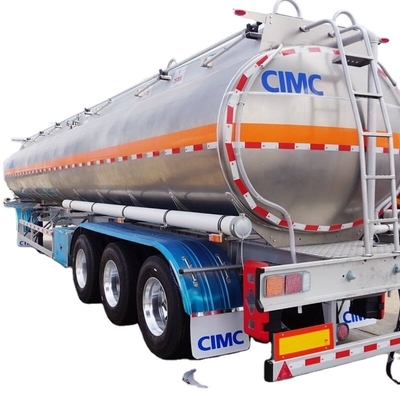 CIMC 33000 40000 45000 50000 60000 Liter 3 Achsen Aluminiumlegierung Brennstoff Benzin Ölbehälter Tankwagen Halbanhänger zum Verkauf