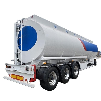 CIMC Dreiachsel Edelstahl Benzin Diesel Benzin 6-7 getrenntes Lager 7000L Transportöl Brennstoff Lastwagen Tankwagen Semi-Trailer
