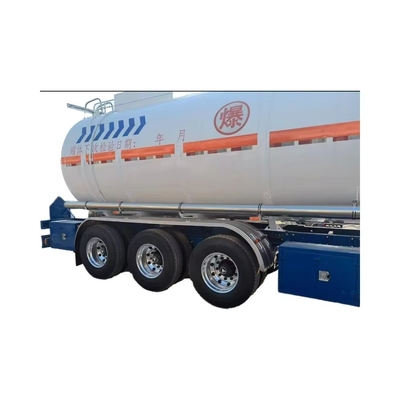 CIMC Neuer 60 Kubikmeter Stahl-Zement-Schüttwagen-Schifffahrzeug-V-Typ 3-Achsen-Tanker