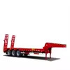 Schwerlast-Lowbed Semi-Trailer zum sicheren Transport von übergroßen Maschinen und Baumaschinen