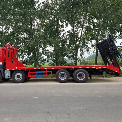 CIMC Hochfestigkeit Niedriglegierstahl Q345 2 Achsen 35T Flachbett Container Transport Semi-Truck Anhänger