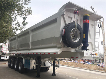 Afrika-Schwerlastdump Truck Semi-Trailer: Konzipiert für den effizienten Transport und Entladen von Schüttgut und Abfall