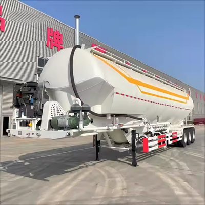 CIMC 3 Achsentransport Zement Granulatmaterialien oder trockener Zementpulver Tankwagen Halbfahrzeug Anhänger