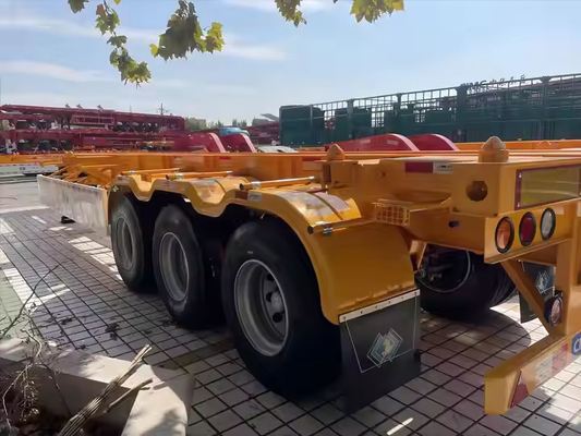 Stahl Eisen 20ft 40ft 50ft 53ft 2 3 4 5 Achsen Rahmen Versandcontainer Fahrgestell Skelett Halbanhänger