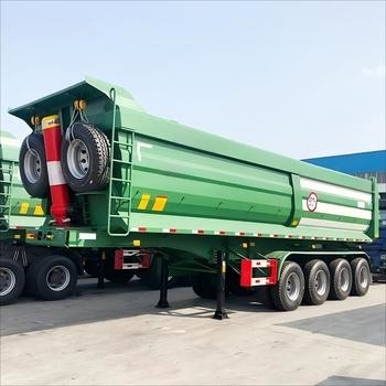 Afrika-Schwerlastdump Truck Semi-Trailer: Konzipiert für den effizienten Transport und Entladen von Schüttgut und Abfall