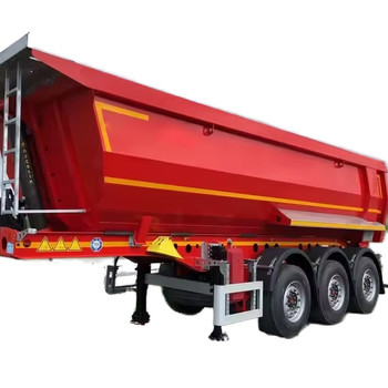 Afrika-Schwerlastdump Truck Semi-Trailer: Konzipiert für den effizienten Transport und Entladen von Schüttgut und Abfall