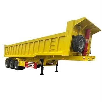 Afrika-Schwerlastdump Truck Semi-Trailer: Konzipiert für den effizienten Transport und Entladen von Schüttgut und Abfall