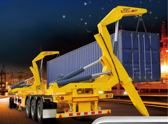Seitenlader Halbanhänger optimiert für effizientes Containerladen und -entladen Verbesserte Stabilität und Sicherheit zum Verkauf in Afrika