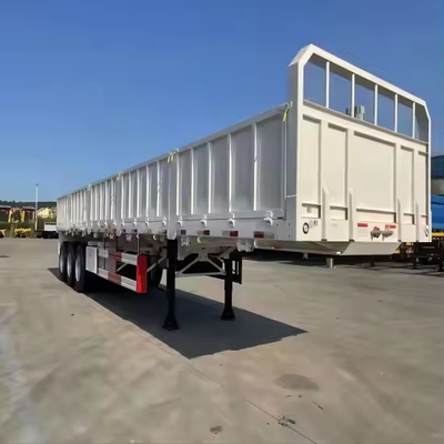 40ft 3 Achs Nutzlast 45T Schwerlast Mechanische Aufhängung 13pc Blatt Feder Wandseite Semi-Truck Anhänger
