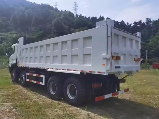 Dongfeng Verkauf in Afrika Schwere Nutzlast 50T 375 PS Manuelle Getriebe Diesel Brennstoff 8*4 Dumper Truck