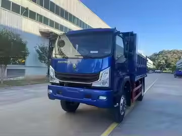 Maßgeschneiderter hochspannungsfähiger Stahl Optionale Farbe 6080*2320*2820mm LHD 4*12 Mini Truck Tipper