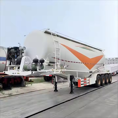 CIMC 3 Achsen 30 Tonnen Edelstahl Transport Weizenmehl Kohlenstoff Pulvermaterialien Lastwagen Triller