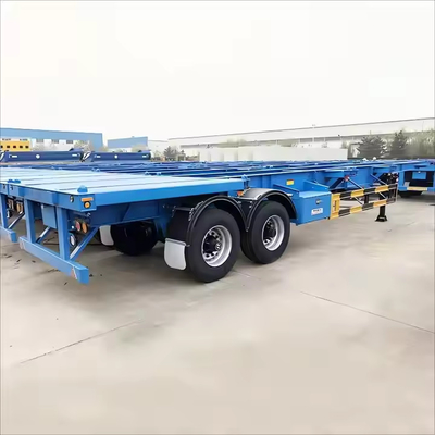 CIMC 2/3 Achsen Nutzlast 40-45 Tonnen 20/40 Fuß Container Fahrgestell Skelett Traktor Halbanhänger