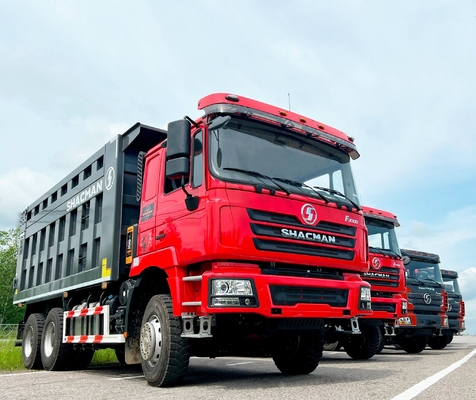 SHACMAN 6*4/8*4 Dump Truck Semi-Trailer entwickelt für den effizienten Transport von Schüttgut und Abfall in Afrika