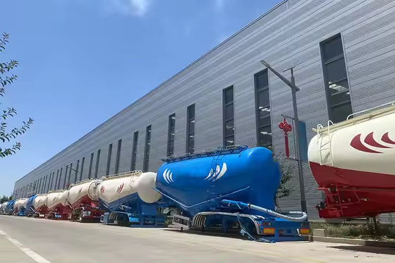 Fahrzeugmeister 3 Achsen 60cbm Zement-Tanker Anhänger Großraum Zement-Tanker Anhänger Trockener Großraum Zement Halbanhänger