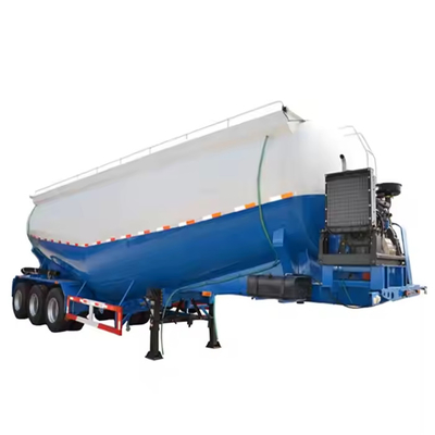 Schwere Last Trockener Zement-Tanker Bläser 3 Achse 45 Tonnen 45 Cbm Schüttzement-Pulver-Tank Halbfahrzeug Anhänger