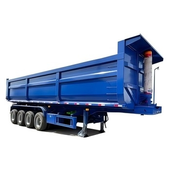 Afrika-Schwerlastdump Truck Semi-Trailer: Konzipiert für den effizienten Transport und Entladen von Schüttgut und Abfall
