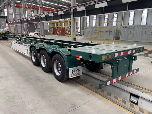 CIMC 3 Achse 40ft 20ft Skelett Halbanhänger Container-Chassis für Container-Fahrzeugteile