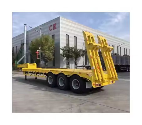 3 Achsen 60 Tonnen 100 Tonnen 18 Meter Lowboy Lowbed Truck Anhänger Lowbed Semi-Trailer