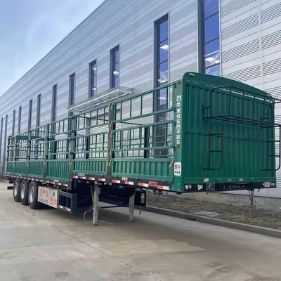3 Achsen 60T Pfahlzaun Fracht Lkw Semi-Anhänger Zaun Semi-Anhänger zum Verkauf Van Lkw Semi-Anhänger
