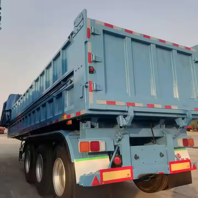 CIMC Hochfeste Stahl 3-Achsen-Dump-Anhänger Seiten-Dump-Halbtruck mit Fabrikpreis Handels-Lkw-Anhänger