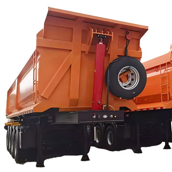 Afrika-Schwerlastdump Truck Semi-Trailer: Konzipiert für den effizienten Transport und Entladen von Schüttgut und Abfall