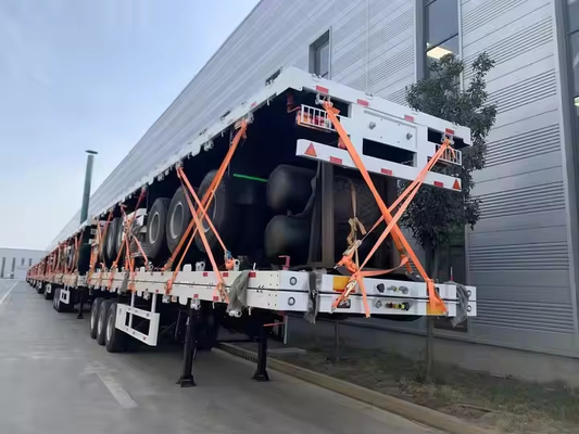 40 ft-60 ft Container Transport Halbanhänger Gelenk 40 ft Flatbed Truck Anhänger Made in China