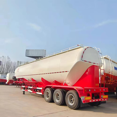 3 Achsen 40cbm 45ton V-Form Trockenpulver Silo Transport Zement Schüttgut Tankwagen Semi-Lkw Anhänger